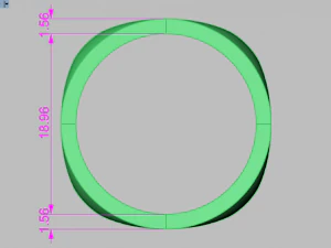 engagement ring set 3D Model