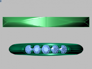 engagement ring set 3D Model