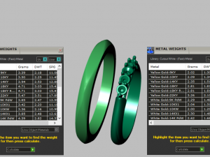 engagement ring set 3D Model