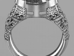 classic ring for men 3D Model