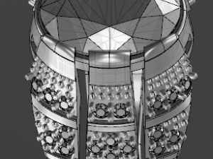 classic ring for men 3D Model