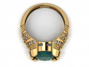 classic ring for men 3D Model