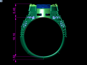 classic ring for men 3D Model