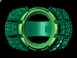 классическое мужское кольцо 3D Модель