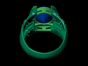classic ring for men 3D Model