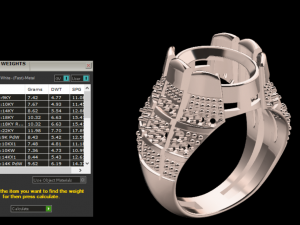 classic ring for men 3D Model