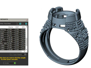 классическое мужское кольцо 3D Модель