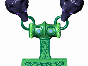 wolf pendant 3D Model