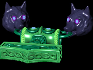 wolf pendant 3D Model