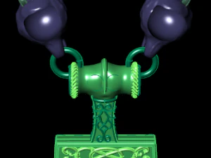 wolf pendant 3D Model