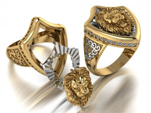 lion ring 3D Model
