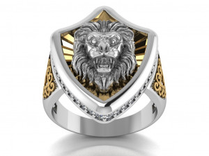 lion ring 3D Model