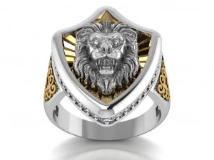 lion ring 3D Model