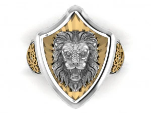 lion ring 3D Model