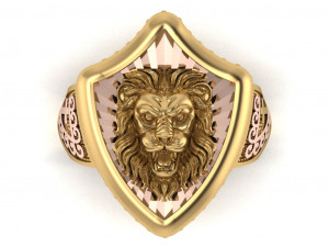 lion ring 3D Model