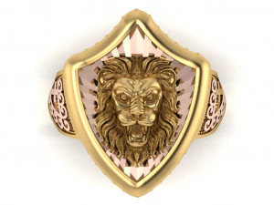 lion ring 3D Model