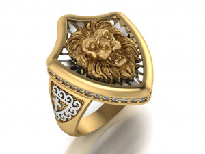 lion ring 3D Model