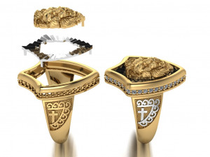 lion ring 3D Model