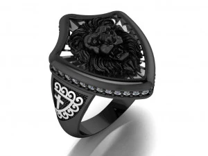lion ring 3D Model