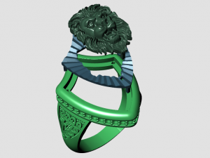 lion ring 3D Model