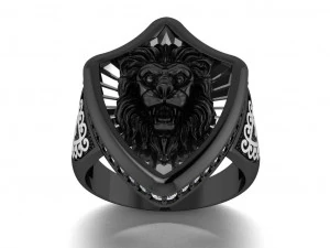 lion ring 3D Model