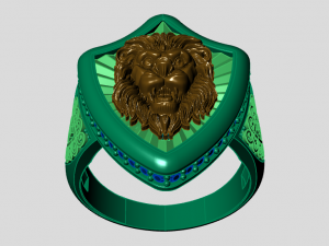 lion ring 3D Model