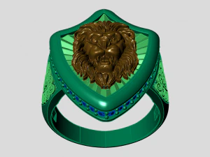 lion ring 3D Model