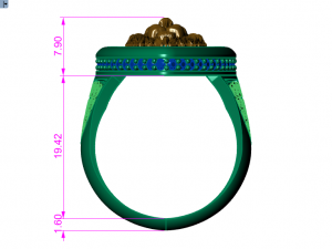 lion ring 3D Model