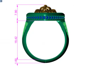 lion ring 3D Model