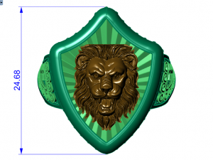 lion ring 3D Model
