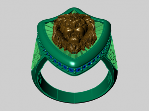 lion ring 3D Model