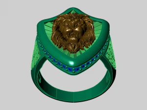 lion ring 3D Model