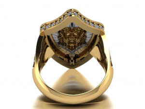lion ring 3D Model