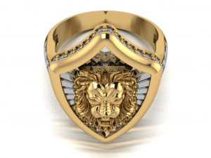 lion ring 3D Model