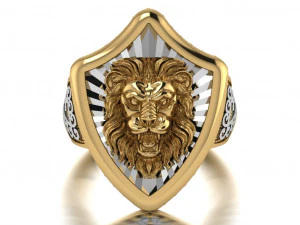lion ring 3D Model