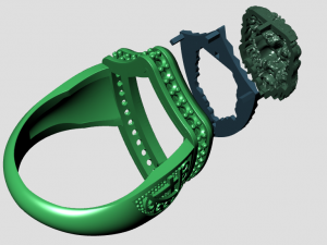 lion ring 3D Model