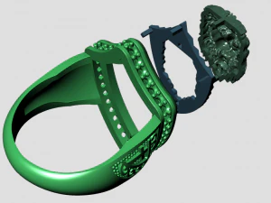 lion ring 3D Model