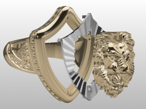 lion ring 3D Model