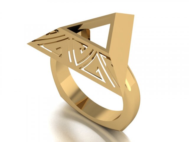 pyramid ring 3Dモデル .c4d .max .obj .3ds .fbx .stl .blend 