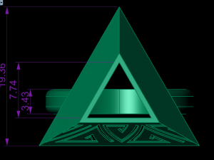 pyramid ring 3Dモデル