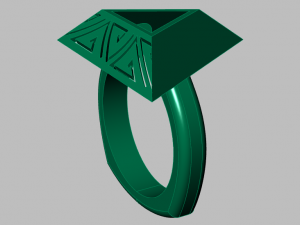 pyramid ring 3Dモデル