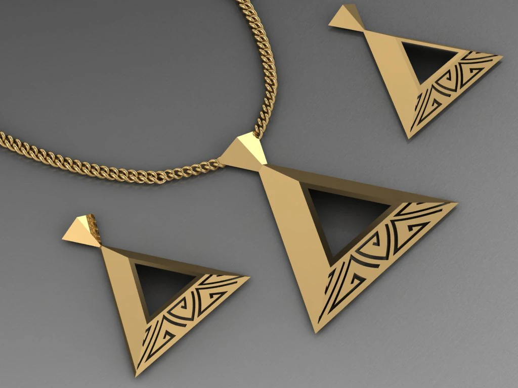 pyramid set 3D Model .c4d .max .obj .3ds .fbx .stl .blend