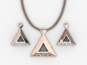 pyramid set 3D मॉडल