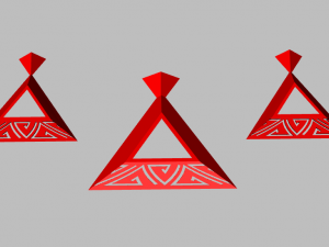 pyramid set 3D मॉडल