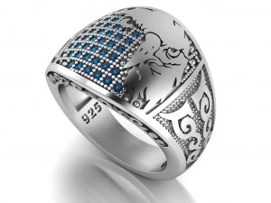 anello dell'aquila Modello 3D