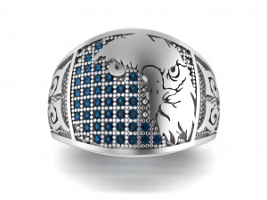 eagle ring Modelo 3D