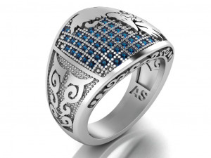 eagle ring Modelo 3D