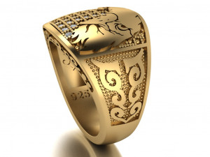 eagle ring Modelo 3D