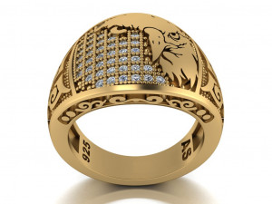 eagle ring Modelo 3D