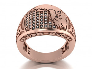 eagle ring Modelo 3D